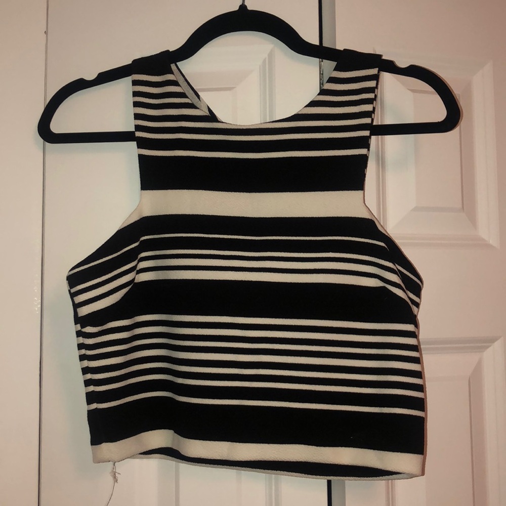 NWT Aqua Crop Top